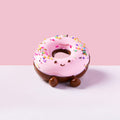 Cute Chocolate-pink Donut Taba Squishy