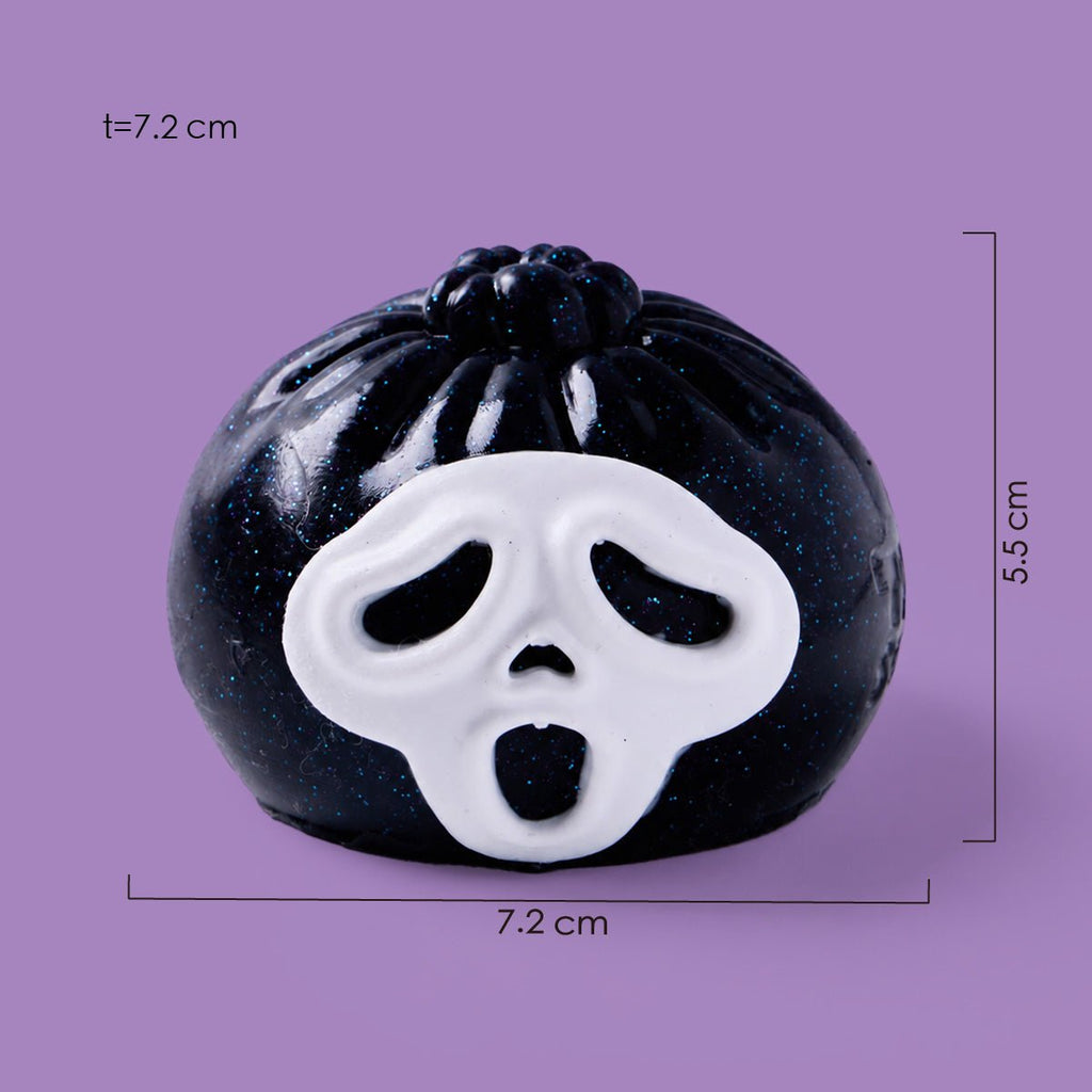 Halloween Screaming Mask Dumpling Silicone Taba Squishy 👻