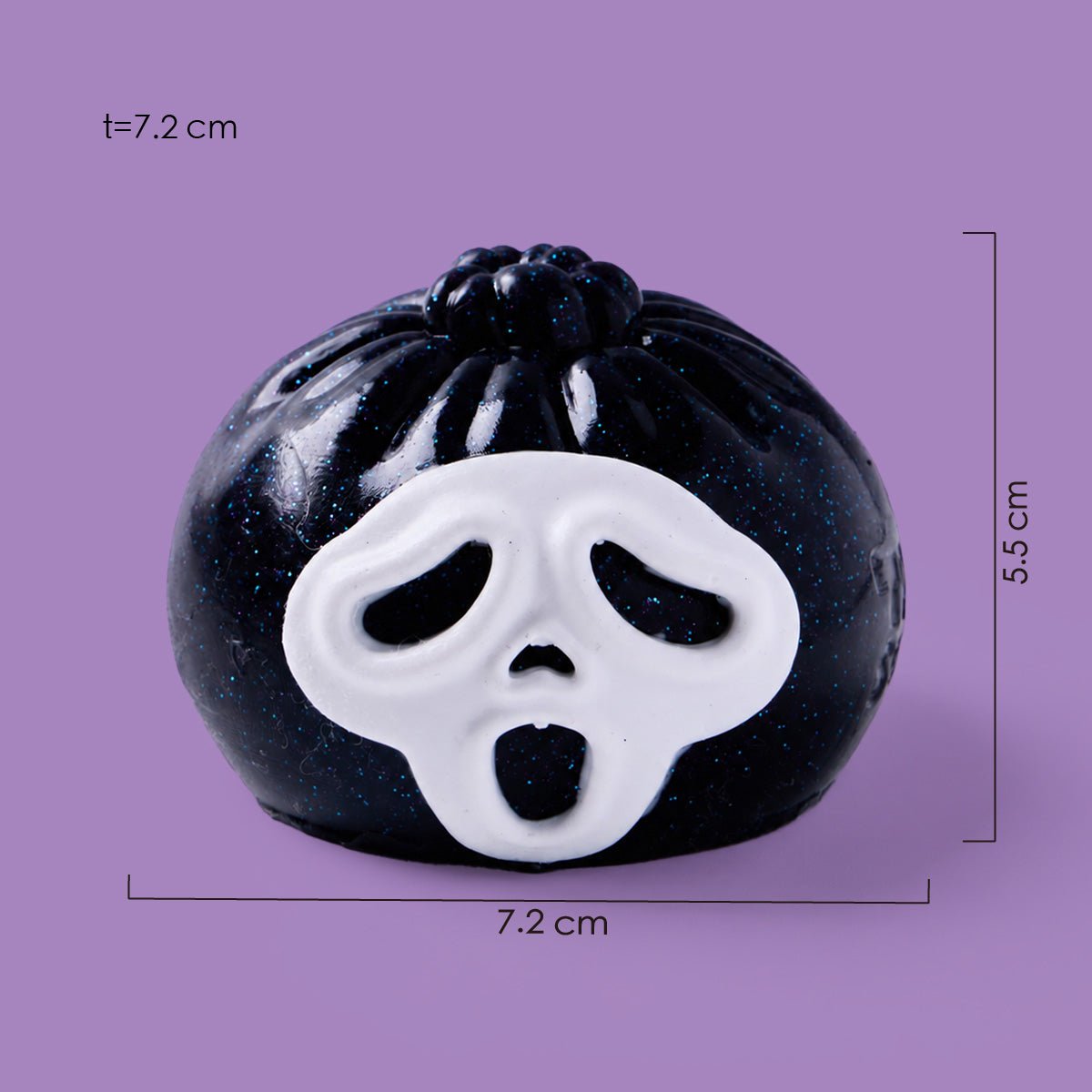 Halloween Screaming Mask Dumpling Silicone Taba Squishy 👻