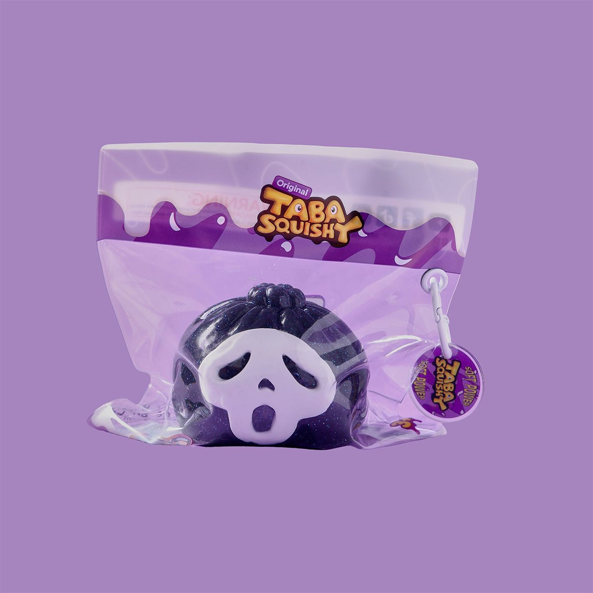 Halloween Screaming Mask Dumpling Silicone Taba Squishy 👻