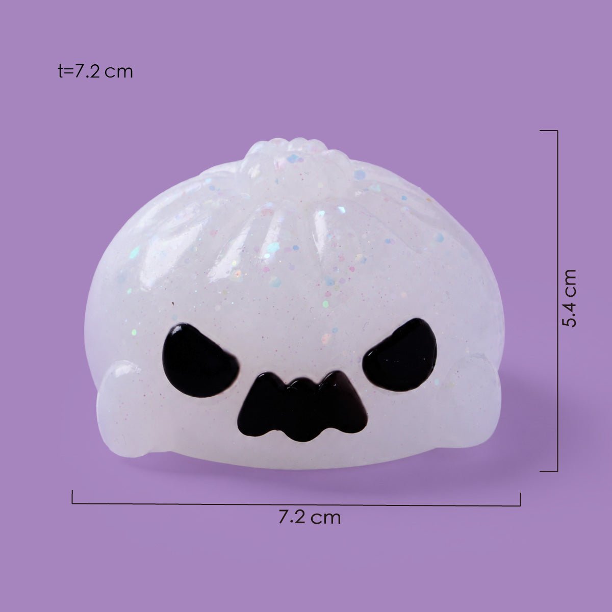 Halloween Skeleton Ghost Dumpling Silicone Taba Squishy 👻