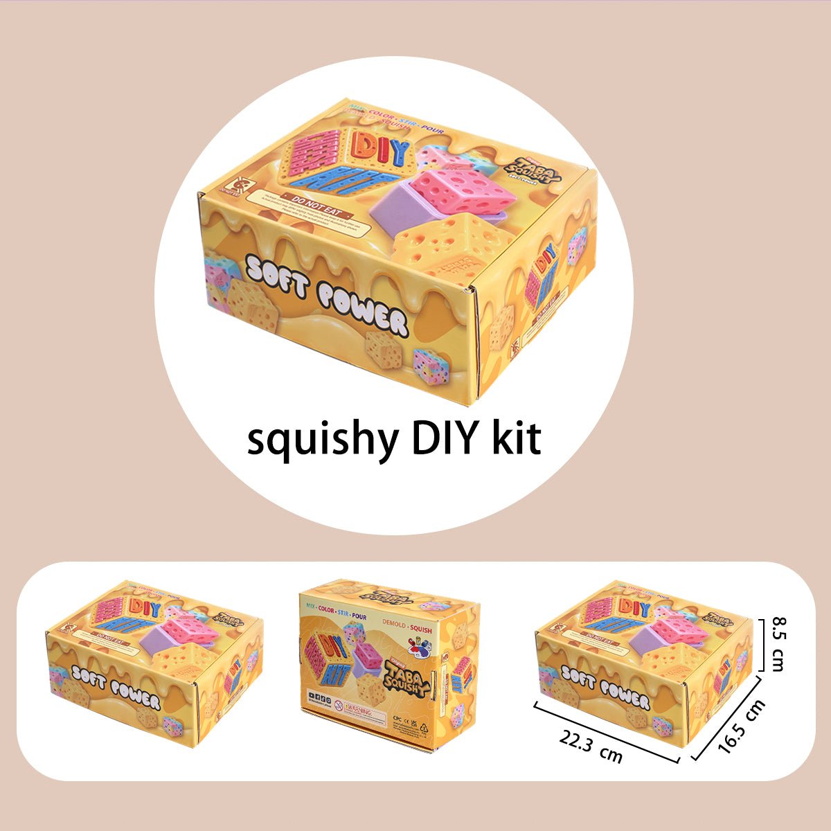 DIY Cheese Squishy Making Kit | Make Your Own Taba Squishy