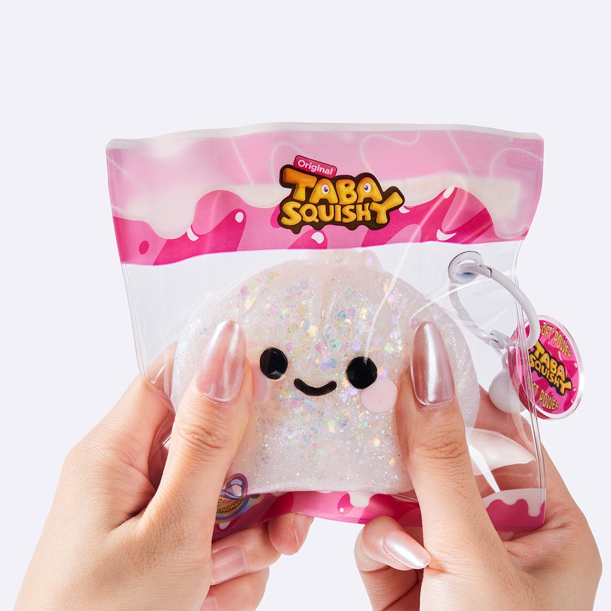 TABASQUISHY®️ White Glitter Dumpling