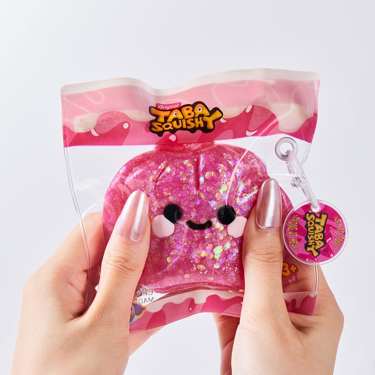 TABASQUISHY®️ Fuchsia Glitter Dumpling