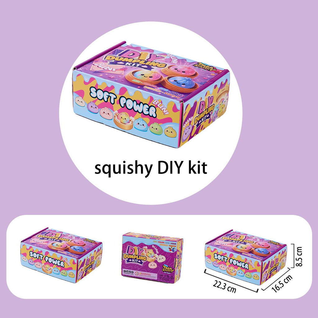 TABASQUISHY® DIY Dumpling Squishy Kit | Make Your Own Taba Squishy