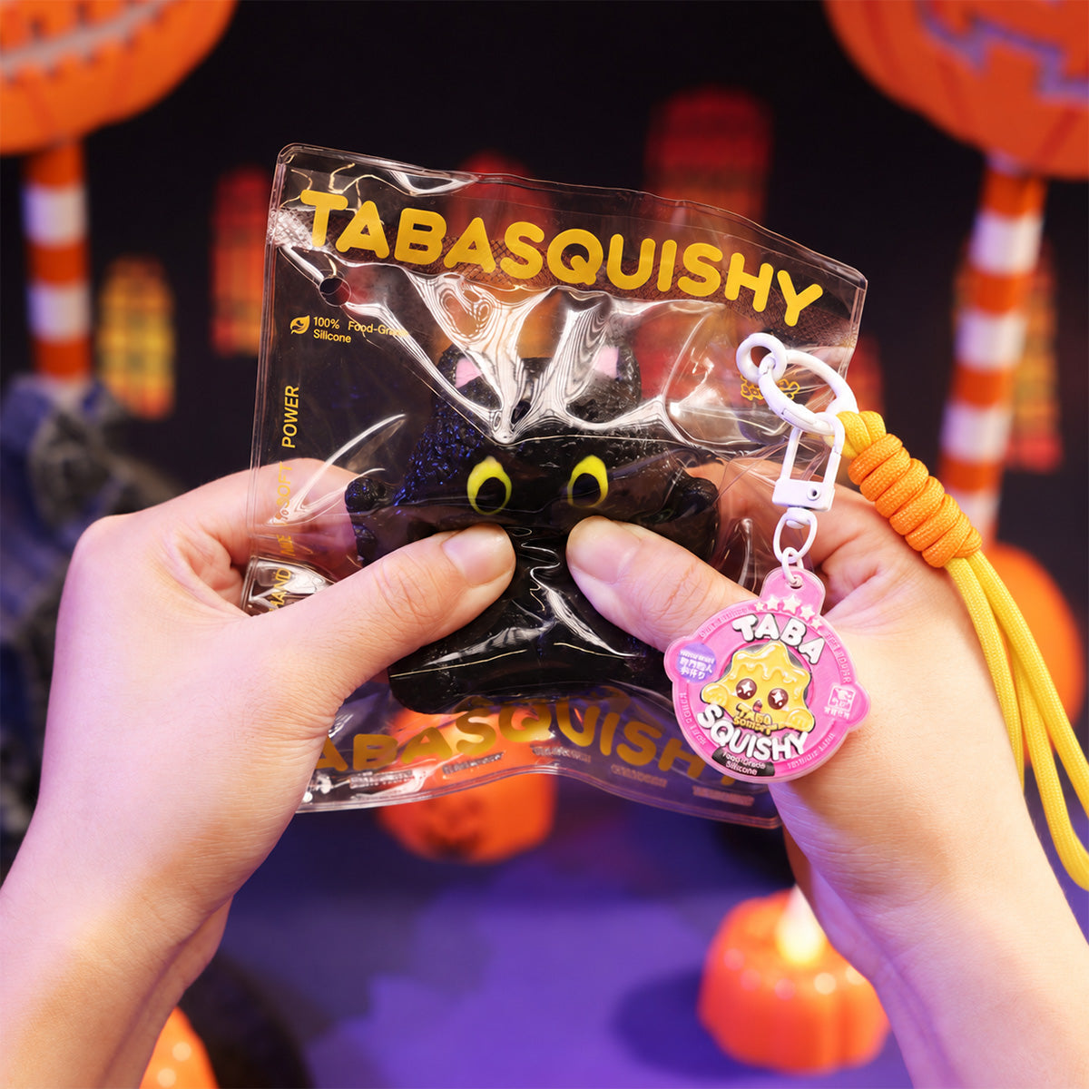 Spooky Black Cat Taba Squishy