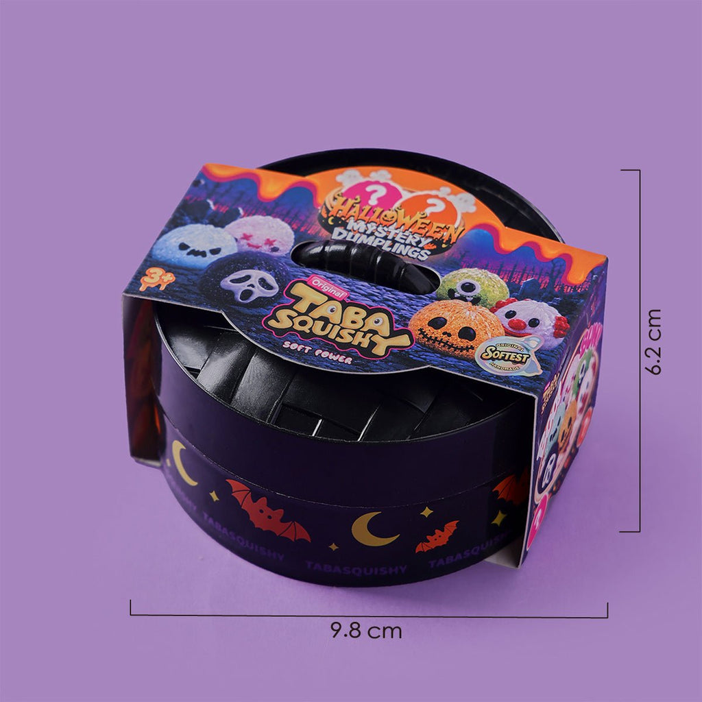 Halloween Pumpkin Skull Dumpling Silicone Taba Squishy 🎃