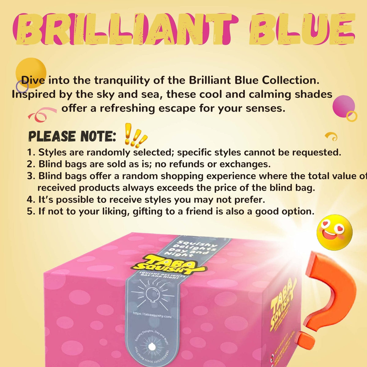 Blue Series Blind Bag Taba Squishy