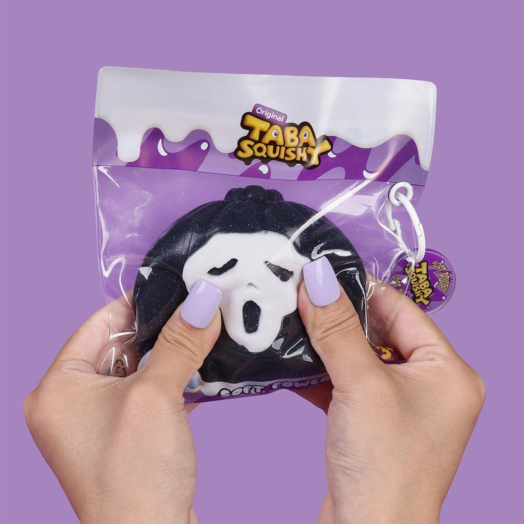 Halloween Screaming Mask Dumpling Silicone Taba Squishy 👻