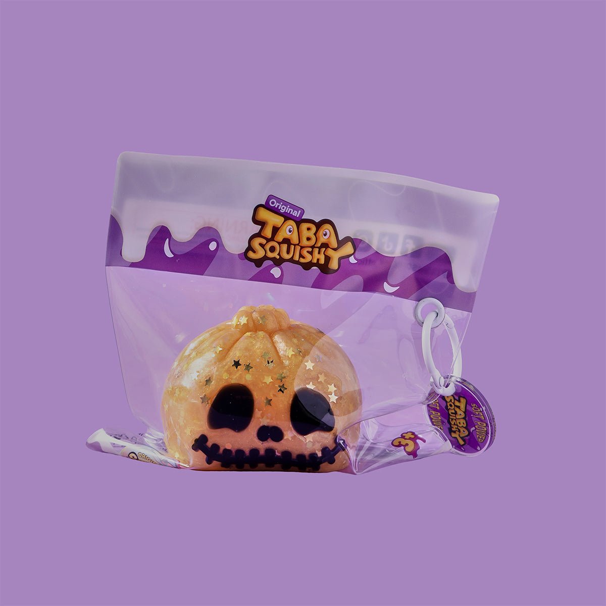 Halloween Pumpkin Skull Dumpling Silicone Taba Squishy 🎃