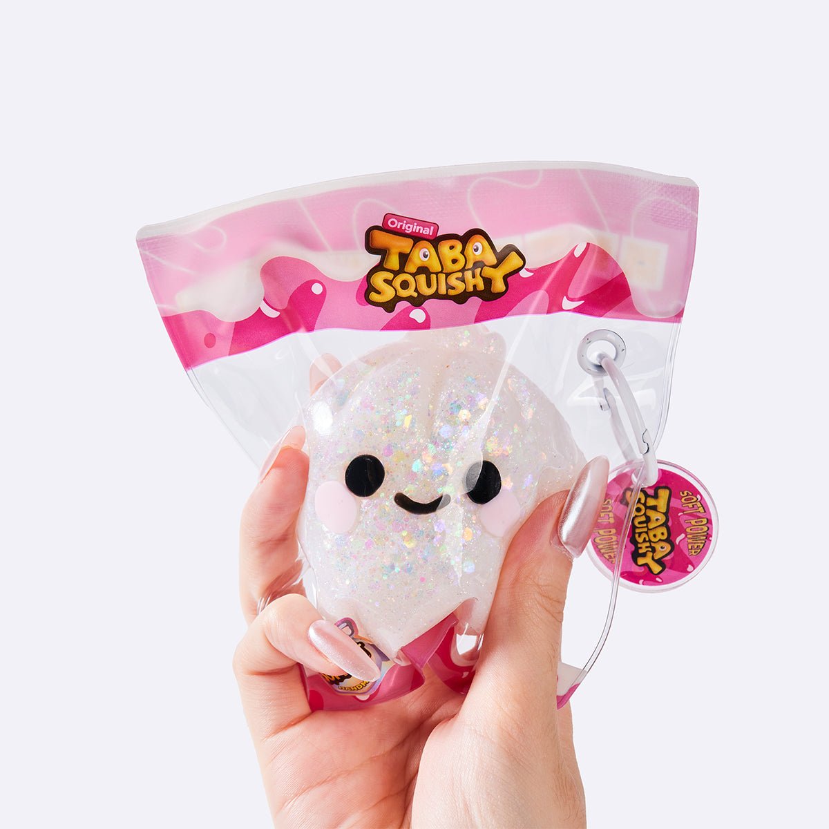 TABASQUISHY®️ White Glitter Dumpling