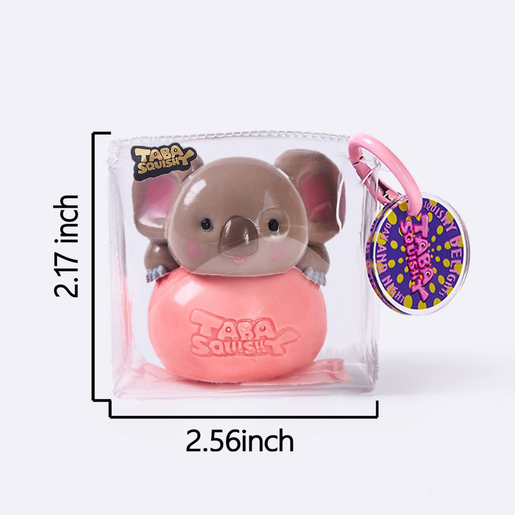 Little Koala on Pink Ball Taba Squishy