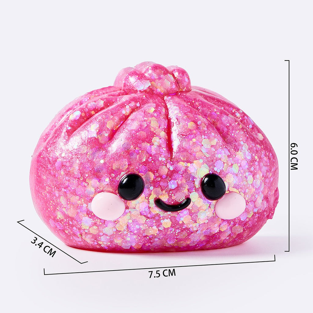 TABASQUISHY®️ Fuchsia Glitter Dumpling