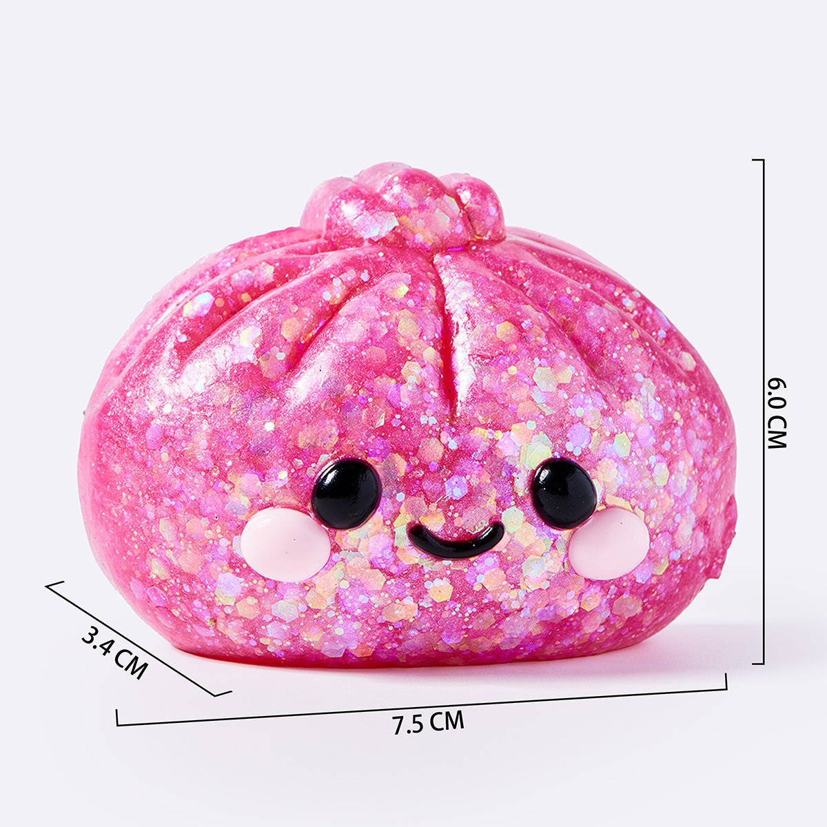 TABASQUISHY®️ Fuchsia Glitter Dumpling