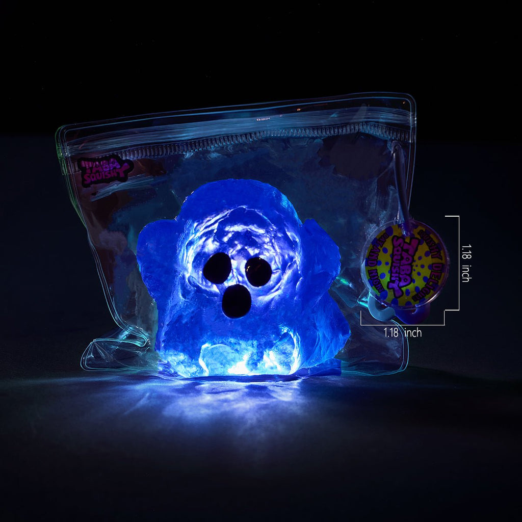 Clear Ghost with Light Taba Squishy