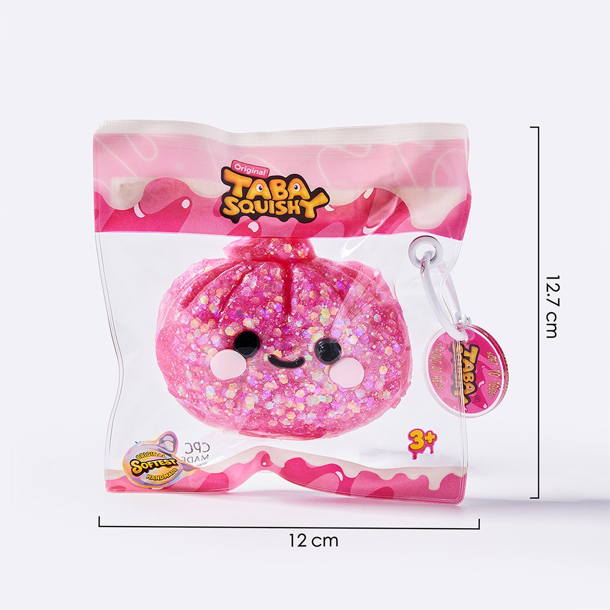 TABASQUISHY®️ Fuchsia Glitter Dumpling
