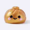 TABASQUISHY®️ Golden 3D Mochi Dumpling