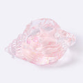Blingbling Transparent-pink Conch with Starfish Taba Squishy
