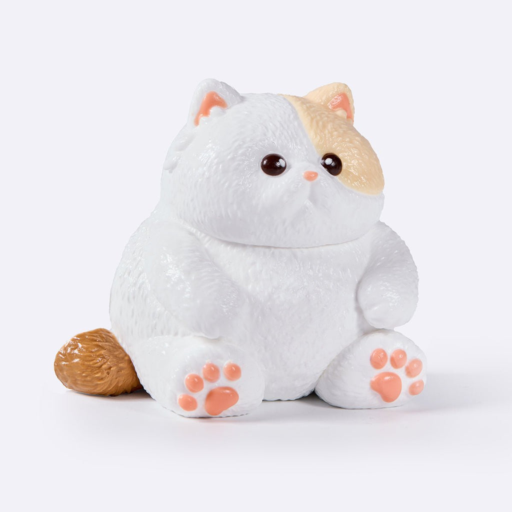 Chubby White Cat Taba Squishy