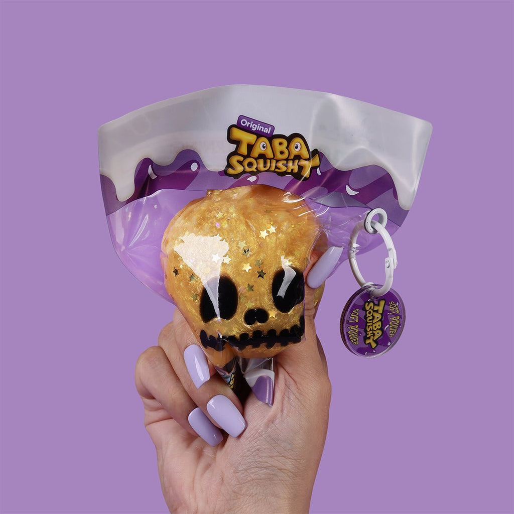 Halloween Pumpkin Skull Dumpling Silicone Taba Squishy 🎃