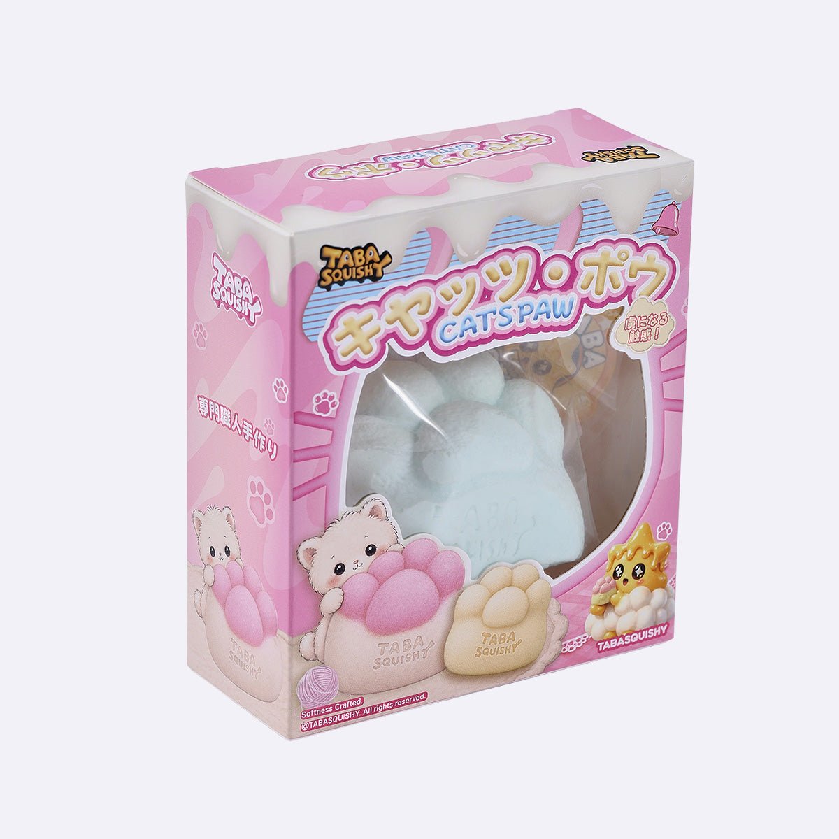 Blue Mochi Cat Paw Taba Squishy