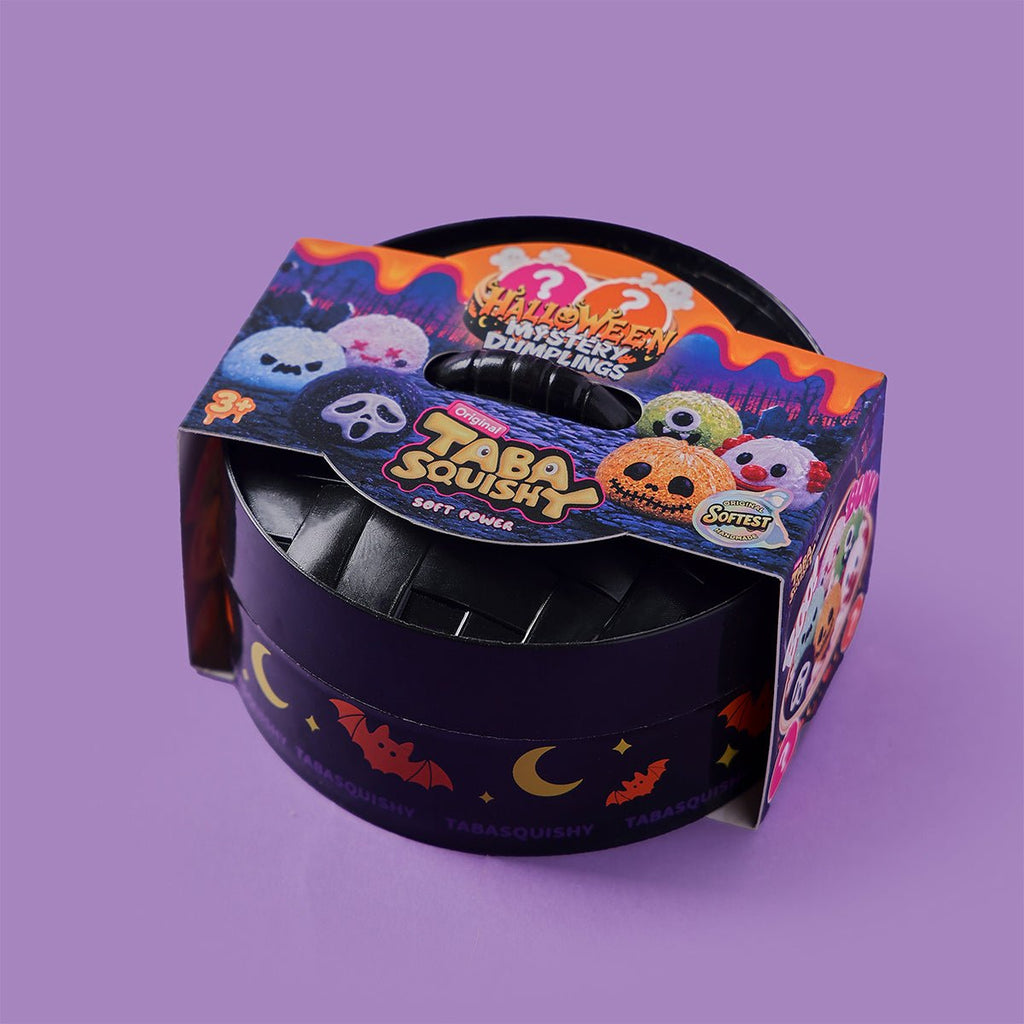 Halloween Stitched Ghost Dumpling Silicone Taba Squishy 👻